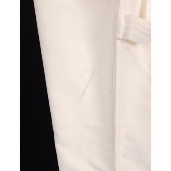 AMI Wide-Leg Brushed-Cotton Trousers Size L Mens Cream Moleskin $330 - Picture 10 of 16